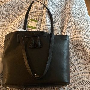 Black kate spade tote nwt
